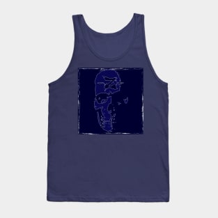 Zombie Skull Blues Tank Top